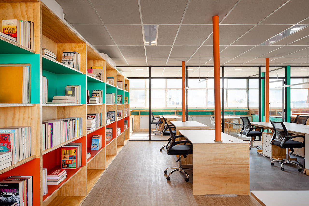Office location illustration